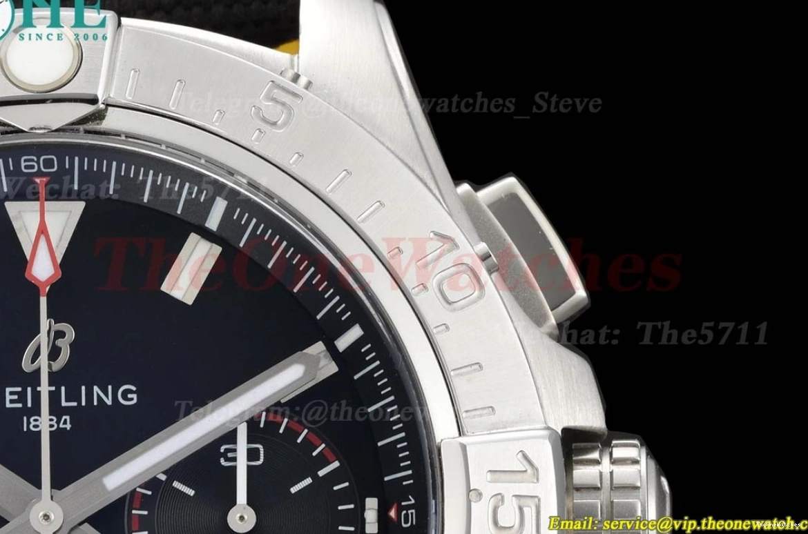 SS NY BLSF B01 Avenger Cal.01 Black 44mm Dial Chrono 0514